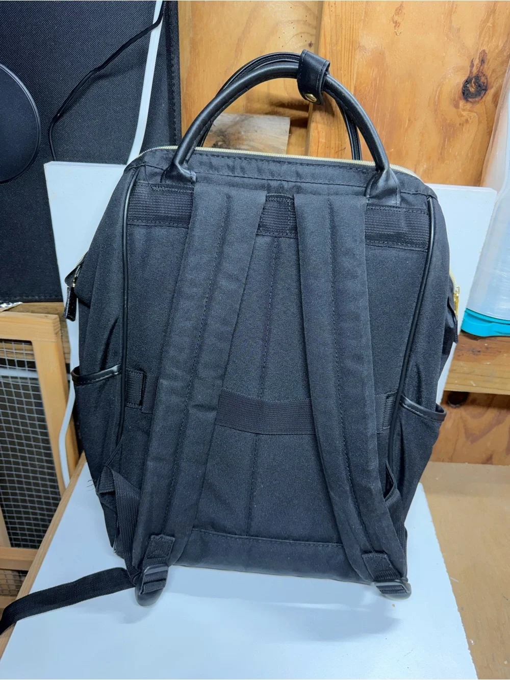 KROSER Black Laptop Backpack USB Charging Port Doctor Bag Travel Work Bag